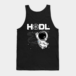 HODL Astronaut Cosmos ATOM Coin To The Moon Crypto Token Cryptocurrency Blockchain Wallet Birthday Gift For Men Women Kids Tank Top